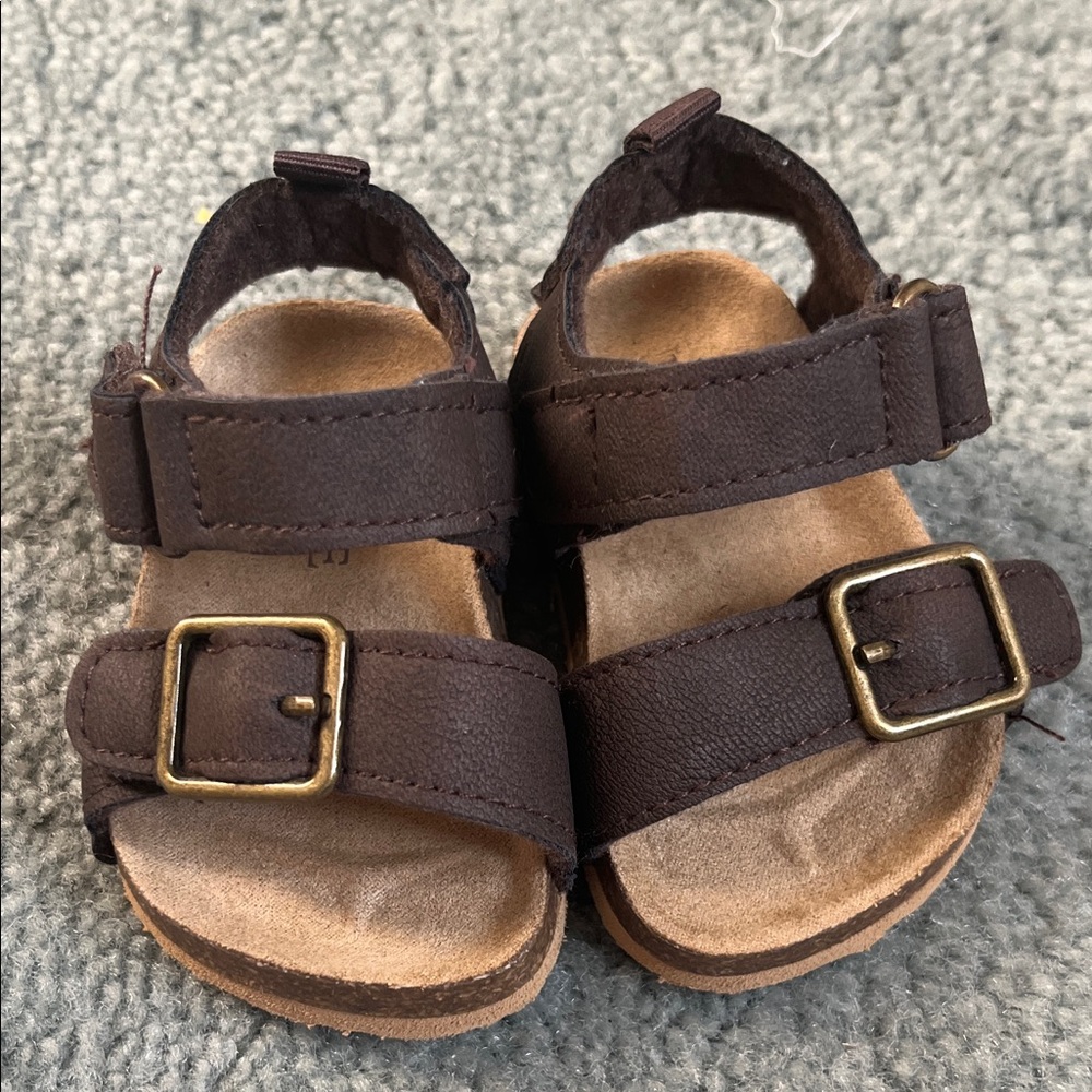 Children’s Place Brown Kids Sandals Never Worn